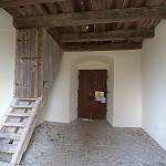 Vrbčany - zvonice u kostela sv. Václava, přízemí zvonice (2018)