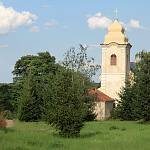 Žabonosy - kostel sv. Václava, pohled od západu (2016)