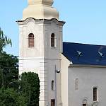 Žabonosy - kostel sv. Václava, věž kostela (2016)