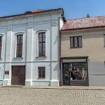 Český Brod - klášter, průčelí bývalého kostela (2018)