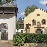 Český Brod - kostel Nejsvětější Trojice, celkový pohled na areál (2018)