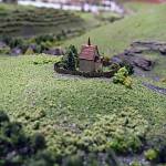 Kouřim - Svatovojtěšská ostrožna, model kostela sv. Vojtěcha v Muzeu Kouřimska