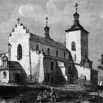 Kouřim - kostel sv. Štěpána (cca 1860)