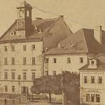 Kolín - radnice před přestavbou (1885, SOkA Kolín)