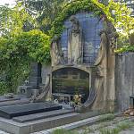 Kolín - nový městský hřbitov, hrobka rodiny Sklenářovy (2018)