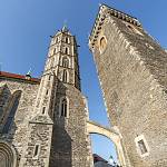 Kolín - zvonice u chrámu sv. Bartoloměje (2020)