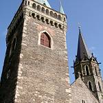 Kolín - zvonice u chrámu sv. Bartoloměje, pohled od západu (2009)