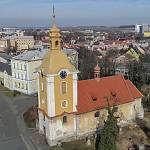 Kolín - kostel sv. Víta, pohled od jihozápadu (2018)