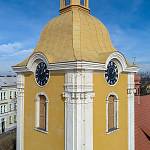 Kolín - kostel sv. Víta, detail věže (2018)
