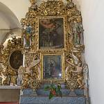 Kolín - kostel sv. Víta, pravý boční oltář sv. Jana Nepomuckého (2018)