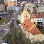 Kolín - kostel sv. Víta, pohled od jihovýchodu (2020)