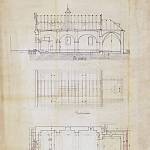Kolín-kostel sv. Jana Křtitele, plán na přestavbu (1912, archiv stavebního úřadu Kolín)