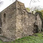 Kolín - kostel Všech svatých, severozápadní nároží (2017)