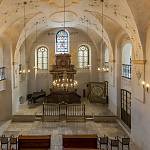 Kolín - synagoga, pohled do modlitebního sálu (2023)