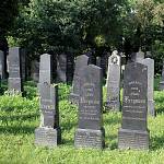 Kolín - nový židovský hřbitov, náhrobky (2012)