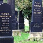 Kolín - nový židovský hřbitov, náhrobky (2010)