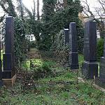 Kolín - nový židovský hřbitov, náhrobky (2008)