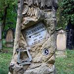 Kolín - nový židovský hřbitov, hrobka Bedřišky Reichnerové (2012)