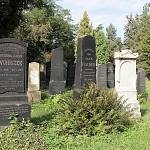 Kolín - nový židovský hřbitov, náhrobky (2012)