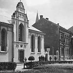 Kolín - kostel Českobratrské evangelické církve se secesní fasádou (20. léta 20. století)