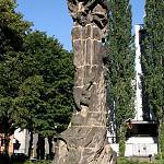 Kolín - socha Mistra Jana Husa před opravou (2006)