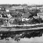 Kolín - Zálabský Betlém z oken bývalého hotelu Grand (foto František Krátký, 1900)