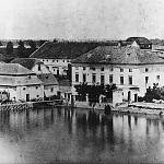 Kolín - Podskalský mlýn před přestavbou (před rokem 1868)