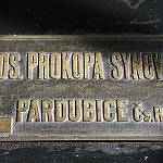 Kolín - Masartykův most, hydrolektrárna, výrobní štítek (2008)