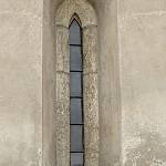 Svatá Kateřina - kostel sv. Kateřiny, gotické okno presbytáře ve východní stěně (2019)