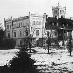 Býchory - nový zámek Horskýsfeld, pohled od severozápadu (před rokem 1870)
