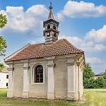 Poboří - kaple sv. Gotharda od jihovýchodu (2018)