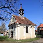 Poboří - kaple sv. Gotharda od jihozápadu (2017)