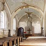 Plaňany - bývalá synagoga, interiér (2024)