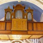 Plaňany - bývalá synagoga, varhany (2024)