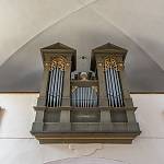 Bylany - kostel sv. Bartoloměje, varhany (2018)