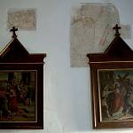 Vitice - kostel sv. Šimona a Judy, fresky v presbytáři (2014)