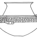 Amfora z bronzového plechu typu lužické kultury (cca 1300 př. n. l.)