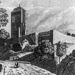 Tuchoraz - hrad (1847, F. A. Heber, Böhmens Burgen, Vesten und Bergschlösser)