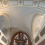 Rostoklaty - kostel sv. Martina, výmalba presbytáře (2018)
