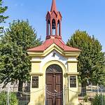 Žhery - kaple sv. Václava, pohled od jihu (2018)