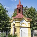 Žhery - kaple sv. Václava od východu (2018)