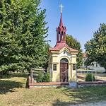 Žhery - kaple sv. Václava, celkový pohled (2018)