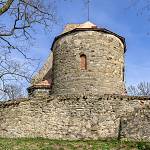 Hradešín - kostel sv. Jiří, rotunda (2024)