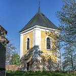Hradedšín - zvonice od východu (2023)