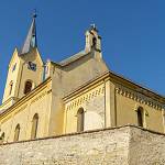 Malotice - kostel sv. Matouše od jihovýchodu (2019)