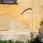 Malotice - kostel sv. Matouše, gotický portál v jižní stěně (2017)