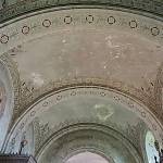 Malotice - kostel sv. Matouše, zaklenutí lodi kostela (2017)