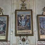Malotice - kostel sv. Matouše, tři obrazy z křížové cesty (2017)