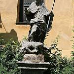 Malotice - socha sv. Prokopa před opravou (2006)