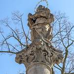 Týnec nad Labem - Mariánský sloup, socha Panny Marie (2020)